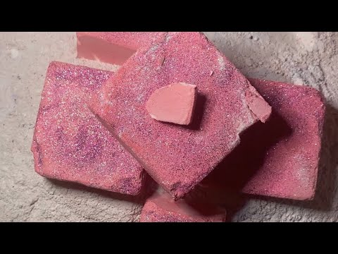 Dyed Gym Chalk Crush | Asmr | Oddly Satisfying