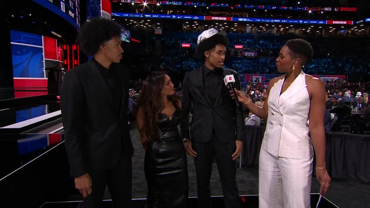 Dylan Harper talks getting drafted No. 2 by the Spurs | 2025 NBA Draft
