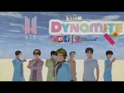 Dynamite Music Video - BTS  SAKURA School Simulator (Re-upload!)