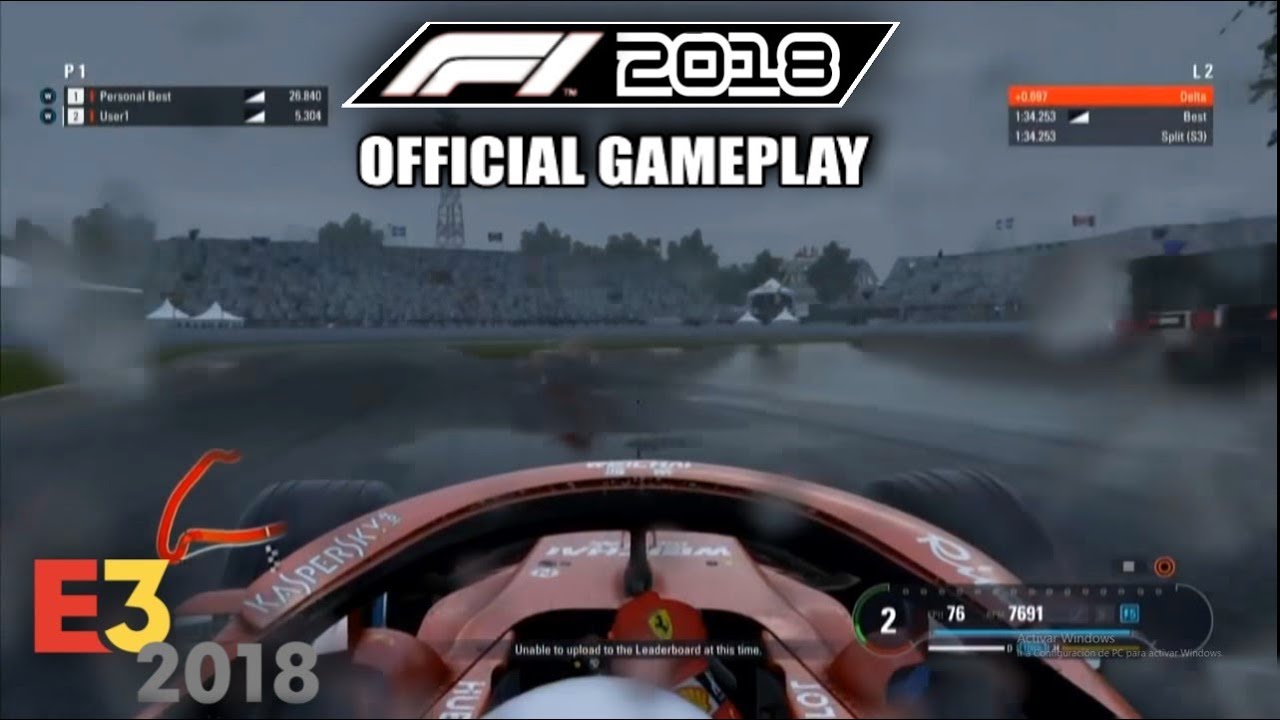 E3 F1 2018 CODEMASTERS GAMEPLAY