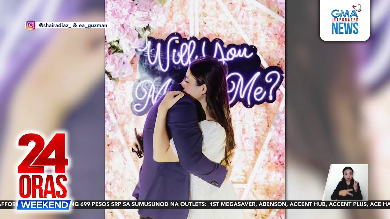 EA Guzman at Shaira Diaz, abala na para sa kanilang wedding preps; prenup shoot... | 24 Oras Weekend
