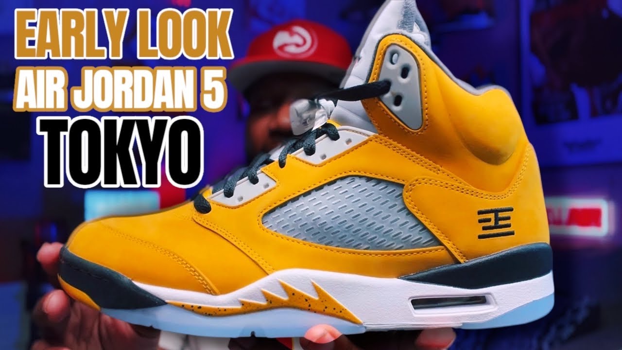 EARLY LOOK AIR JORDAN 5 “TOKYO” THESE ARE A GO ! YOU BETTER BE OUTSIDE WHEN THESE DROP