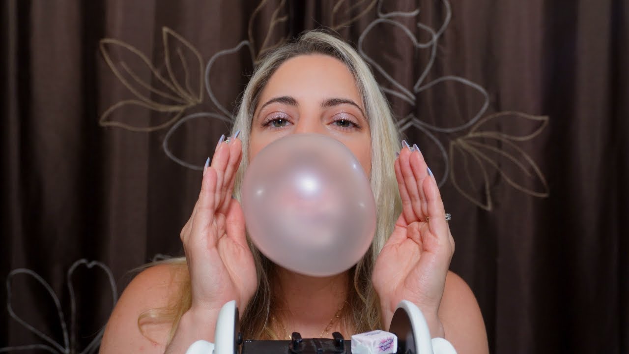 Ear-to-Ear Gum Chewing ASMR | Whispered Trigger Words & Tingles