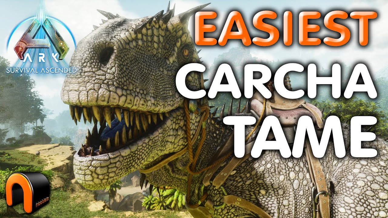 EASIEST Carcharodontosaurus TAME EVER! Ark Survival Ascended