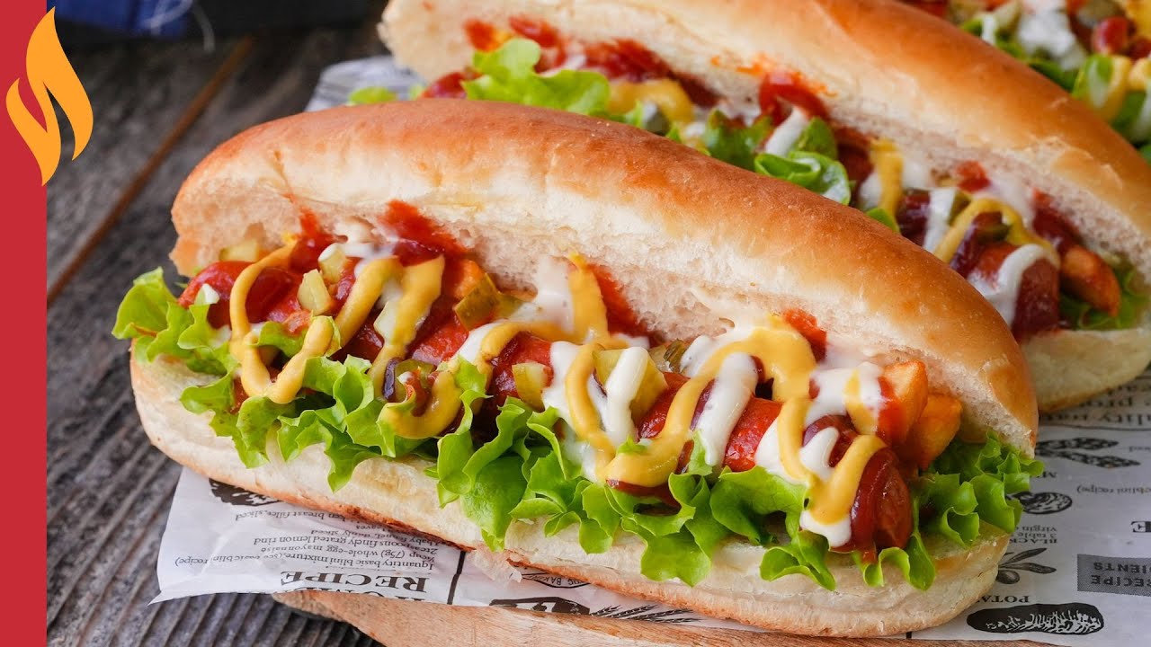 Easiest Hot Dog Sandwich You Can Make at Home 🤩🌭