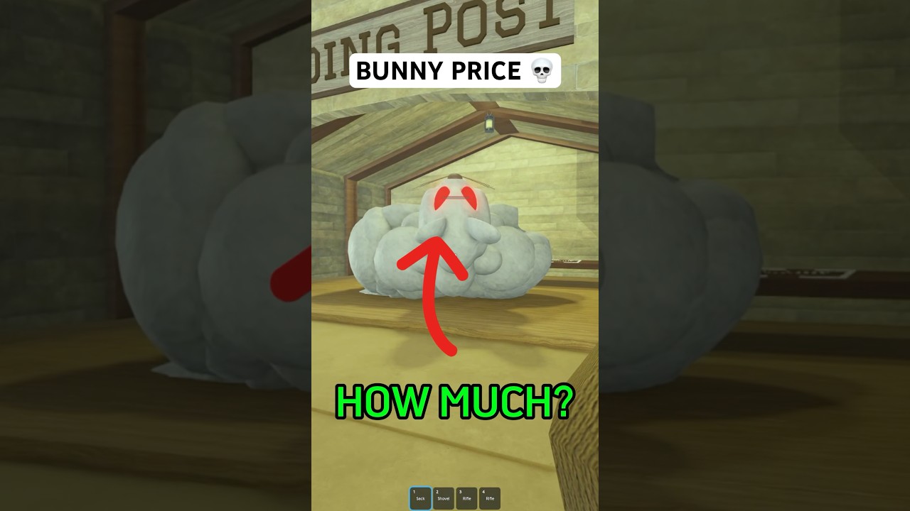 EASTER BUNNY PRICE IN DEAD RAILS #roblox