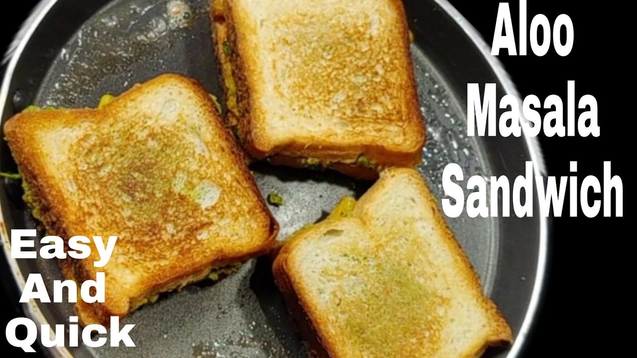 Easy And Quick Aloo Masala Sandwich On Tawa | Potato Stuffed Sandwich Recipe | Aloo Sandwich |