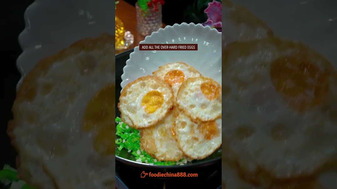 EASY CHINESE SPICY FRIED EGGS RECIPE #recipe #cooking #chinesefood #friedegg #eggrecipe #egg
