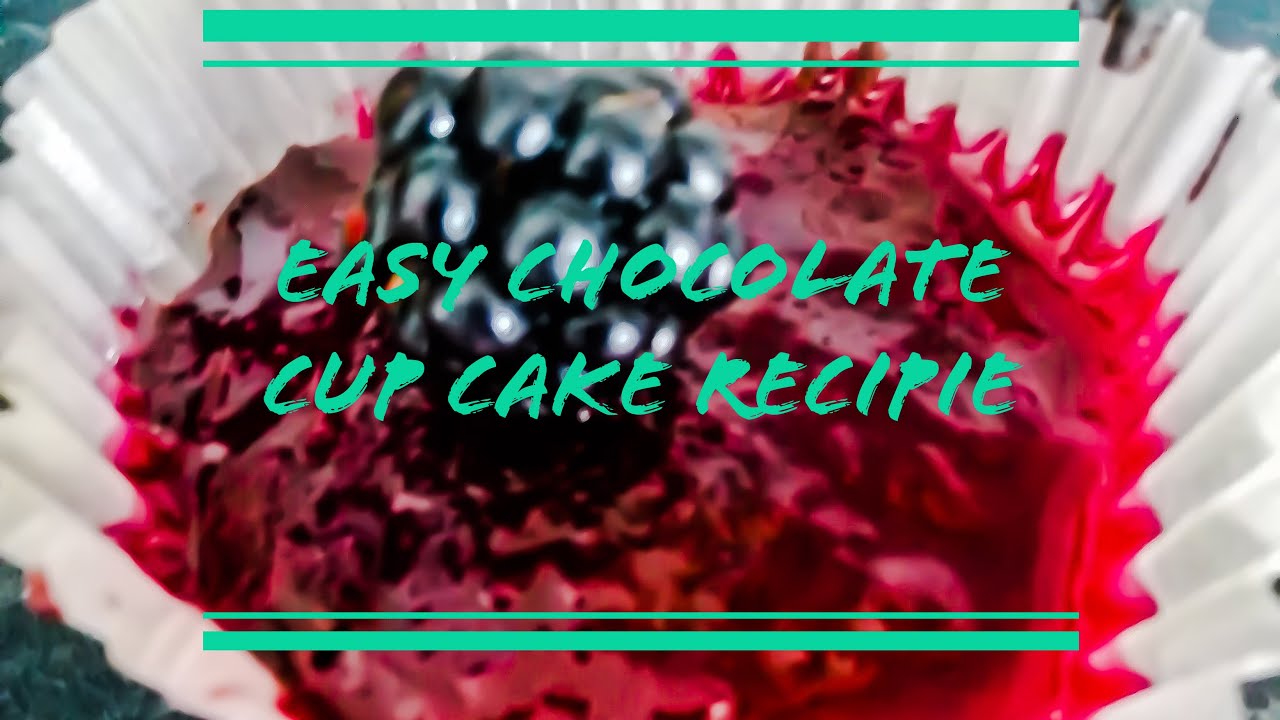 Easy Chocolate Cup Cakes to make at home in English