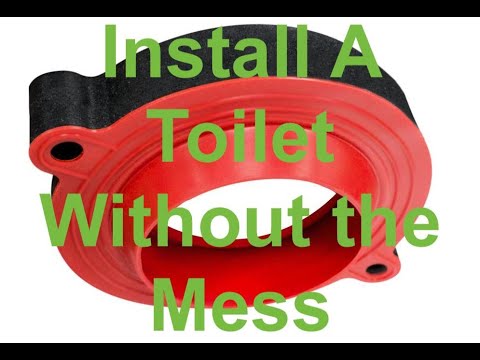 Easy Clean No Wax No Mess Toilet Seal (Korky wax free seal)
