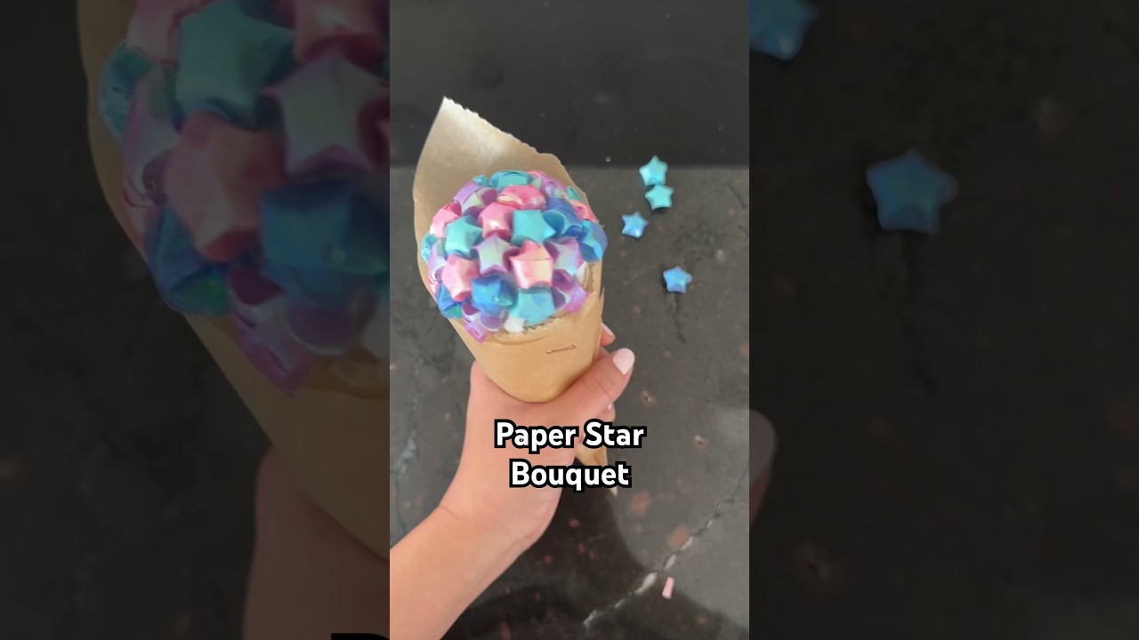 Easy DIY for your paper stars! #satisfying #cute #craft #diy #papercraft #origami #kawaii #viral