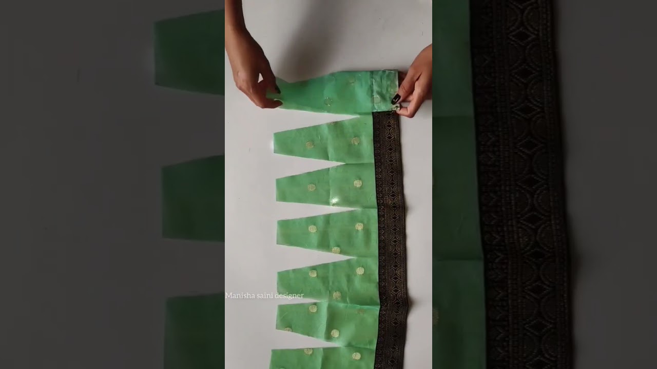 easy lehanga cutting and stitching for 12 kali 👌👌 #shorts
