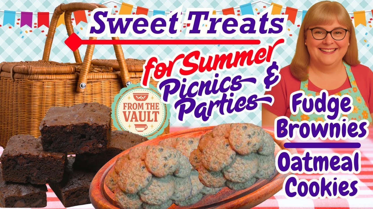 Easy Summer Desserts: Brownies & Oatmeal Cookies for Picnics & Parties