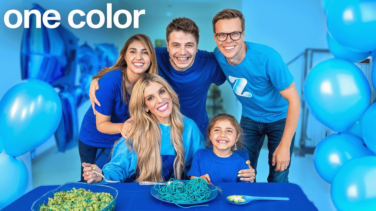 Eating & Buying Everything in One Color for 100 Hours!