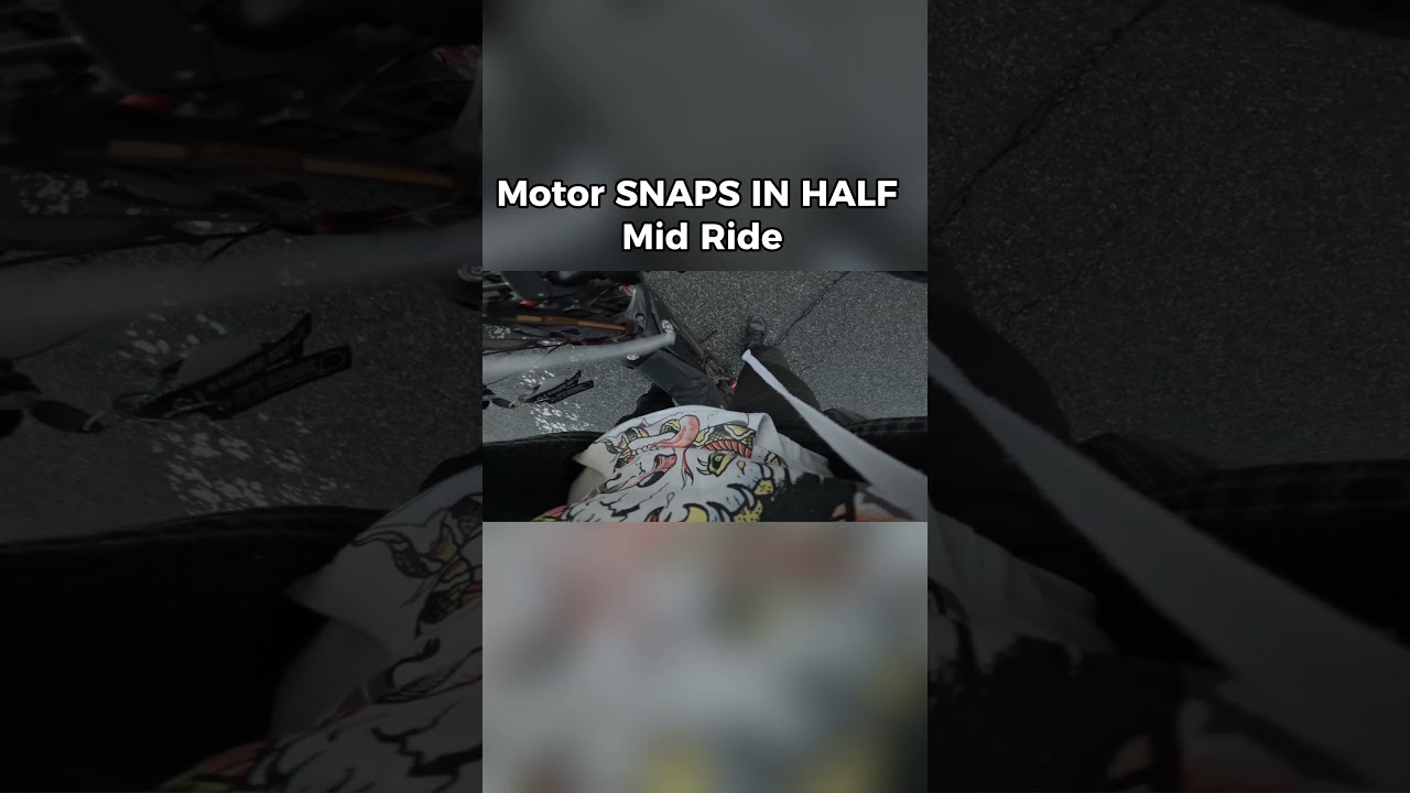 E-bike Motor SNAPS IN HALF Mid Ride #dirtbike #ebike #bikelife #adrenaline #surron #talaria