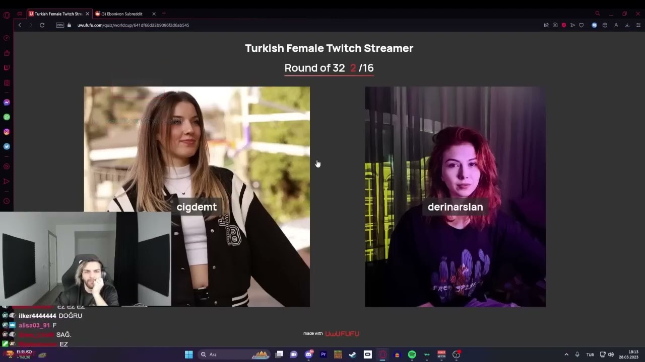 EBONİVON - TWITCH'IN EN GÜZEL KADININI SEÇİYOR! - Turkish Female Twitch Streamer