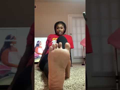 Ebony foot worship