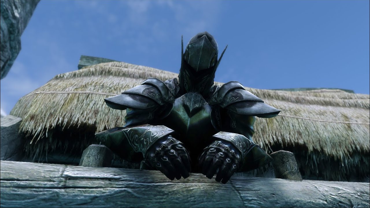 Ebony Warrior vs Arngeir | Skyrim