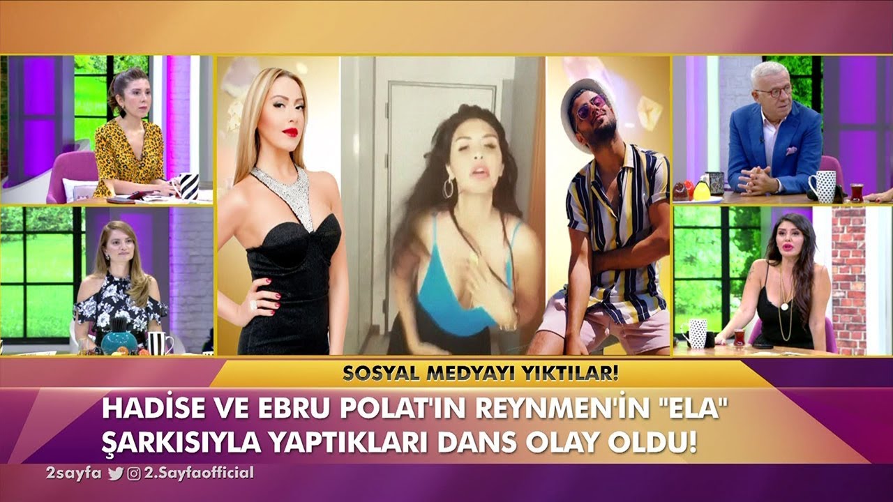 Ebru Polat, Reynmen in şarkısına yaptığı dansa açıklık getirdi! Müge ve Gülşen'le 2. Sayfa