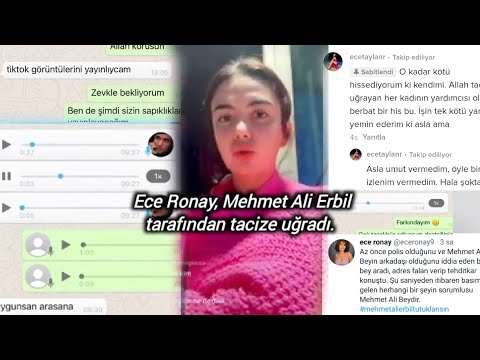Ece Ronay, Mehmet Ali Erbil tarafından tacize uğradı