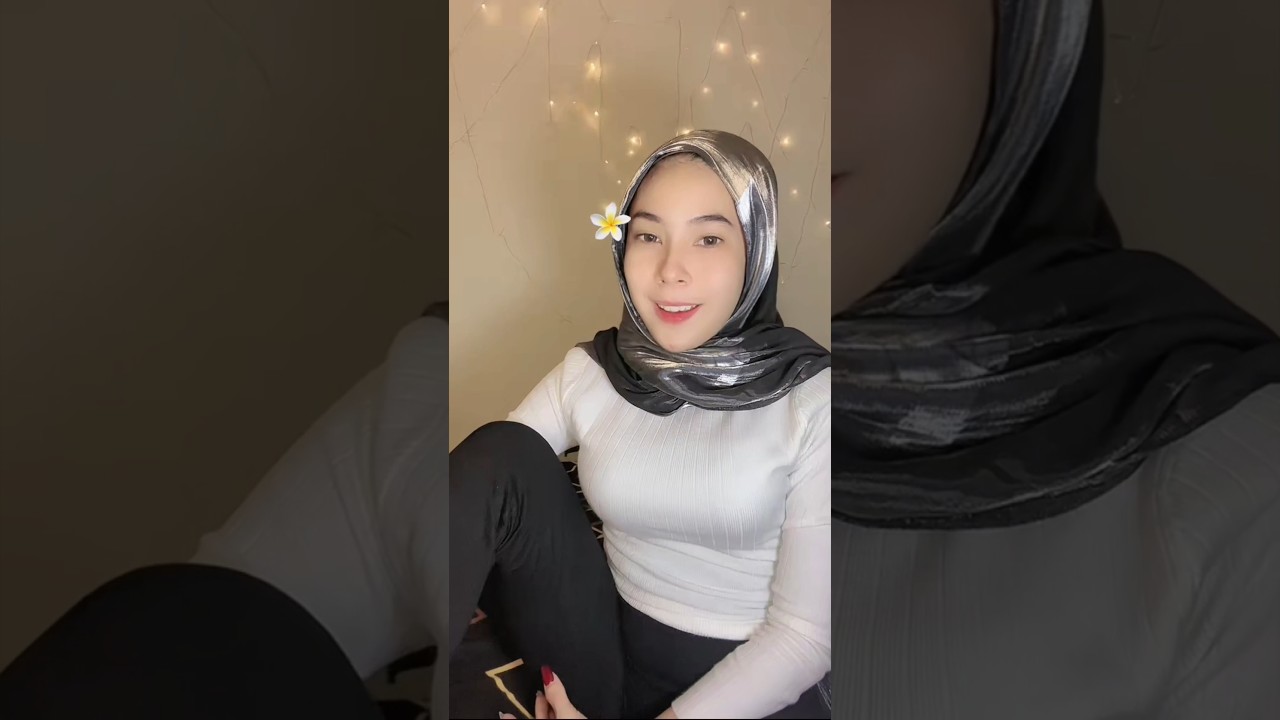 Echa LIVE TIKTOK Pake Baju Putih #livetiktok #hijab #echa #hijabstyle #gemoy #jilbab #trending #fyp