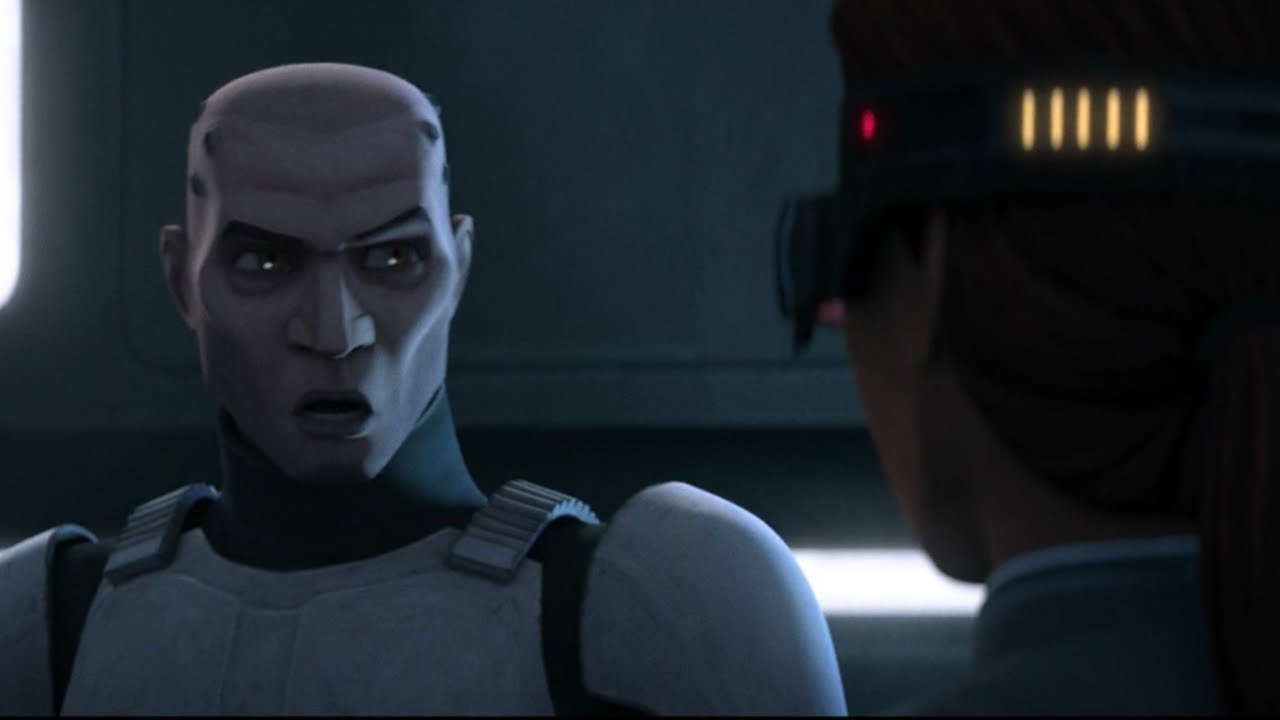 Echo confronts Emerie - The Bad Batch Season 3 Episode 14