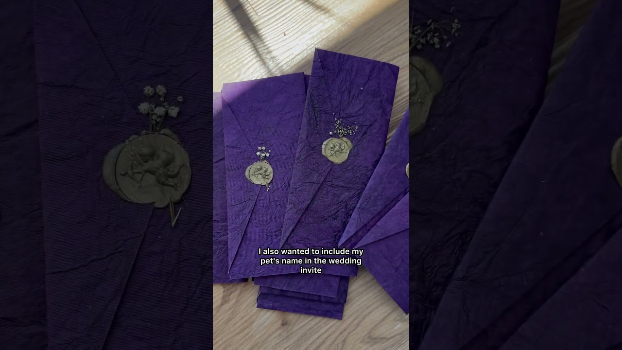 Eco friendly wedding invitations #ecofriendly #sustainablewedding #sustainability
