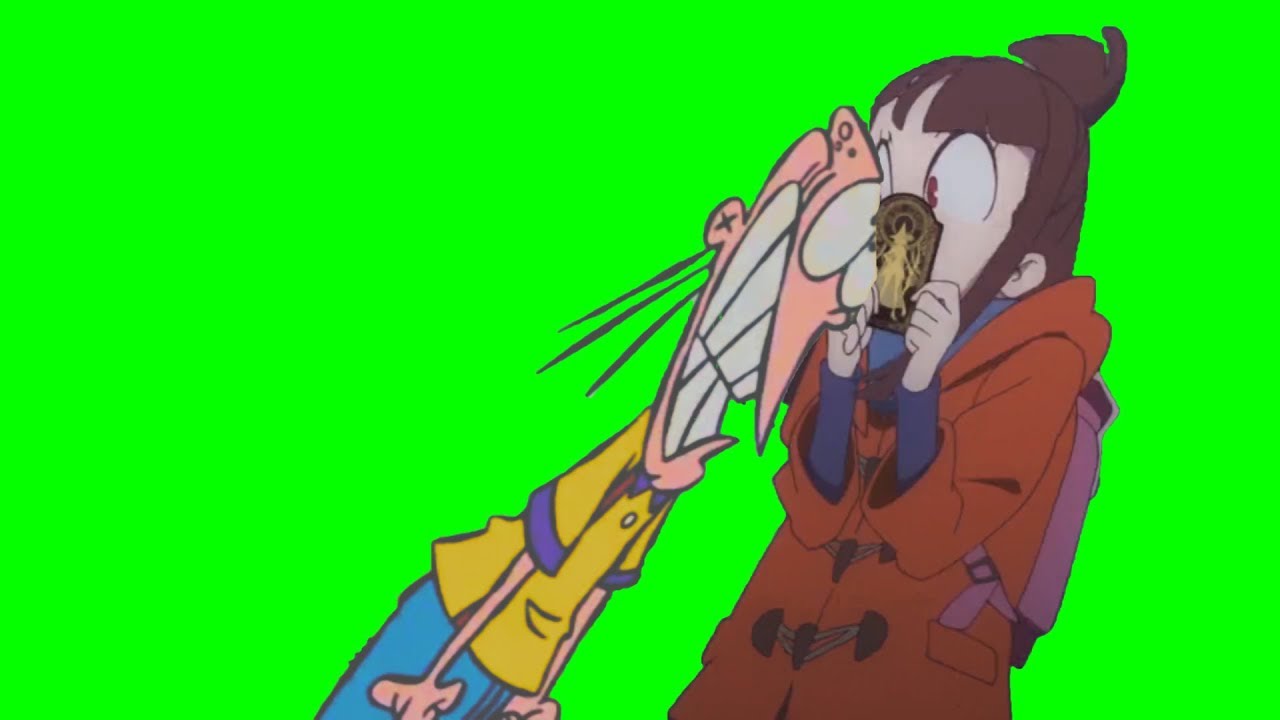 Ed Edd n Eddy and Little Witch Academia Green Screen