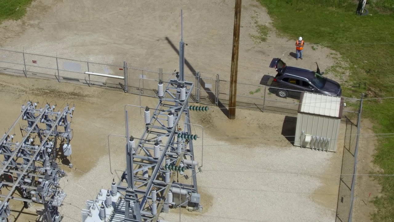 Edge UAS/Drone Services Electric Utility Projects - Substation