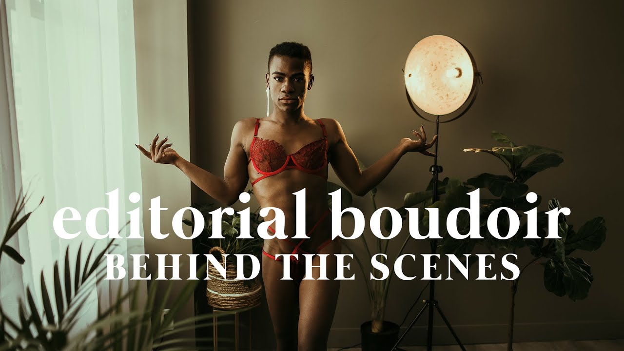 Editorial Boudoir Photoshoot Behind The Scenes (with Seagirl Abuson)