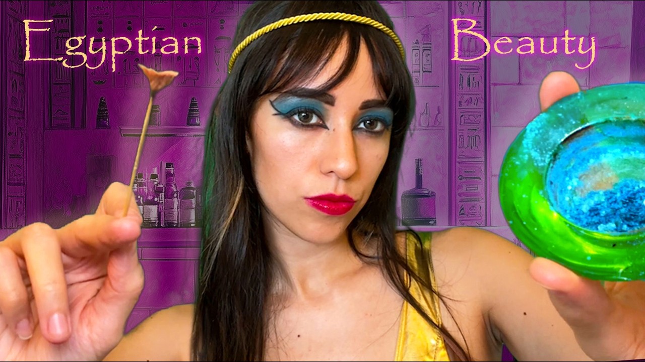 Educational ASMR | Cleopatra’s Makeup Secrets