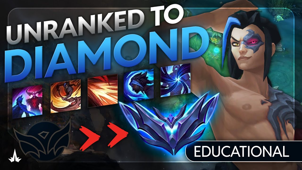 Educational UNRANKED to DIAMOND on KAYN GUIDE - How Former Rank 1 Kayn plays Jungle
