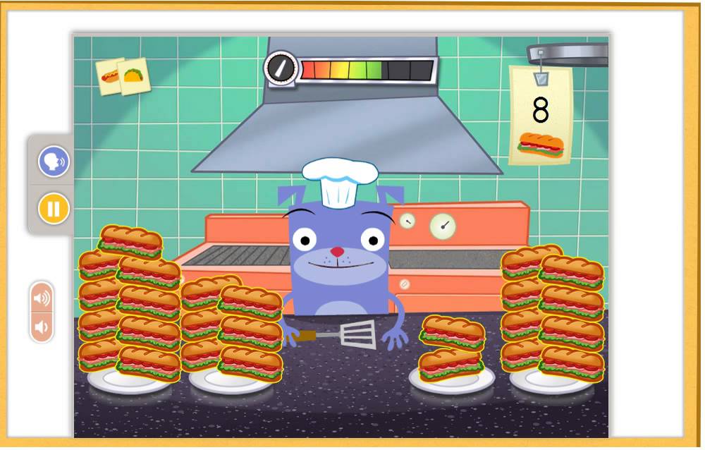 Educational video - Learning English - Counting in the Kitchen