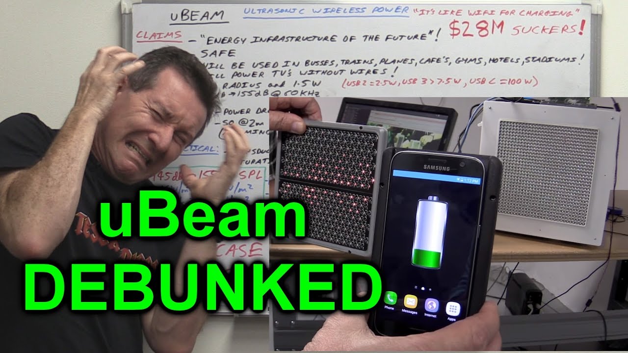 EEVblog #1001 - uBeam Ultrasonic Wireless Charging DEBUNKED!