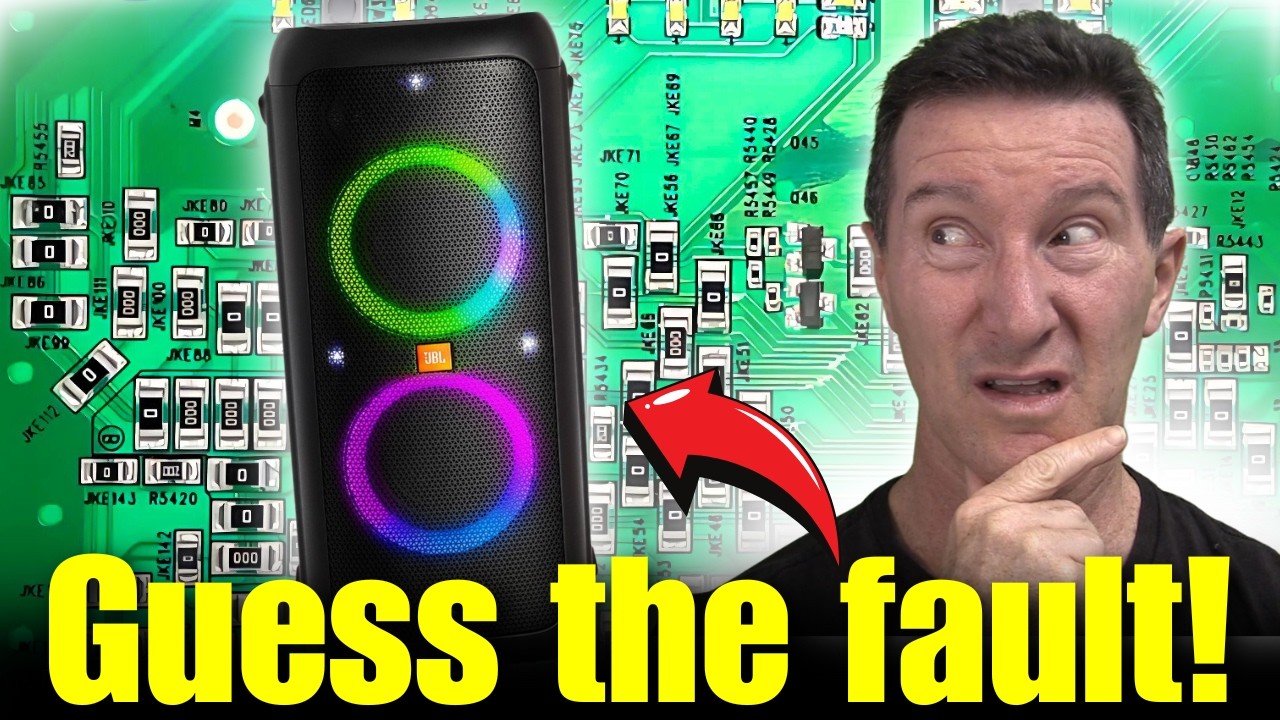 EEVblog 1672 - JBL REPAIR: You'll never guess the fault!