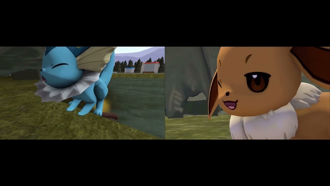 Eevee and Vaporeon Pooping and Farting