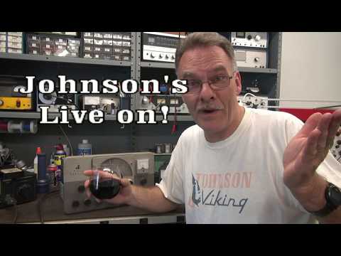 EF Johnson Ranger 2 6146 AM CW tube transmitter resurrection by D-lab