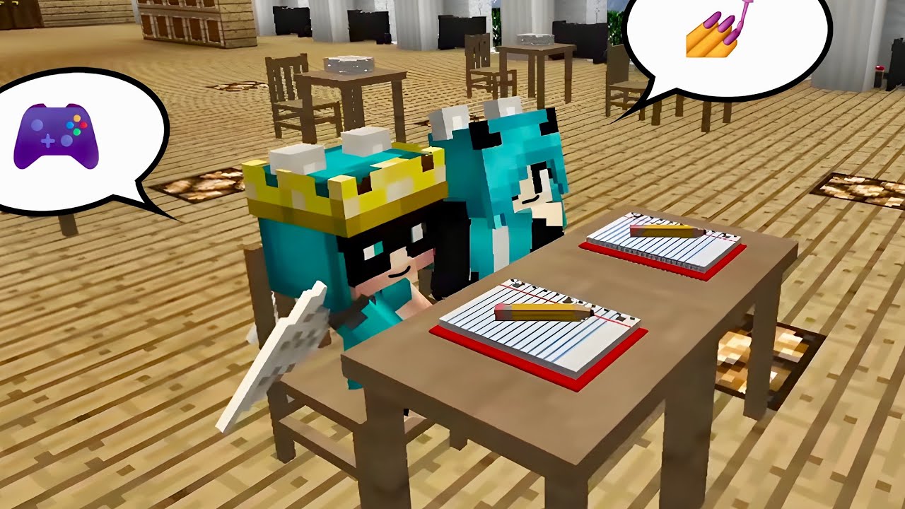 EFE VE İLAYDA OKULDAN KAÇIYOR! - Minecraft