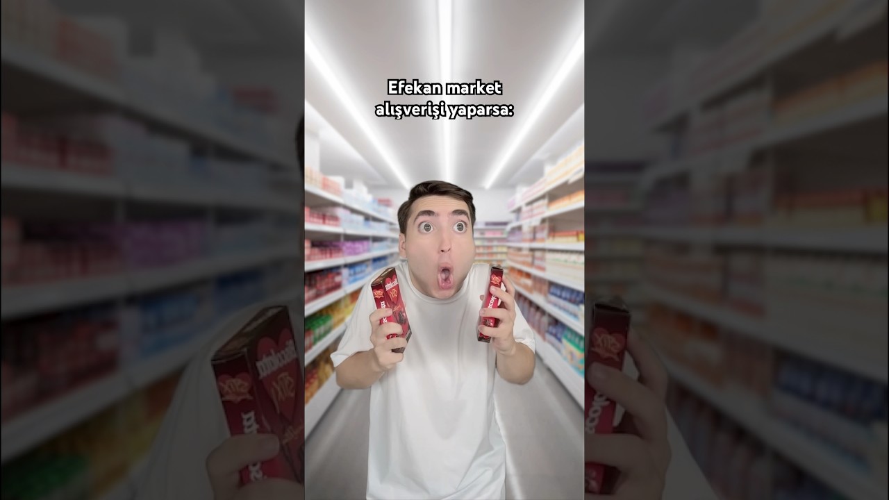 Efekan market alışverişi yaparsa