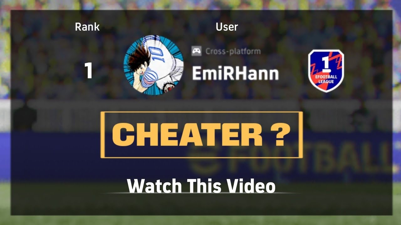 EFOOTBALL 2025 | EMIRHANN (TOP 1) IS HE A CHEATER? WATCH THIS VIDEO!!