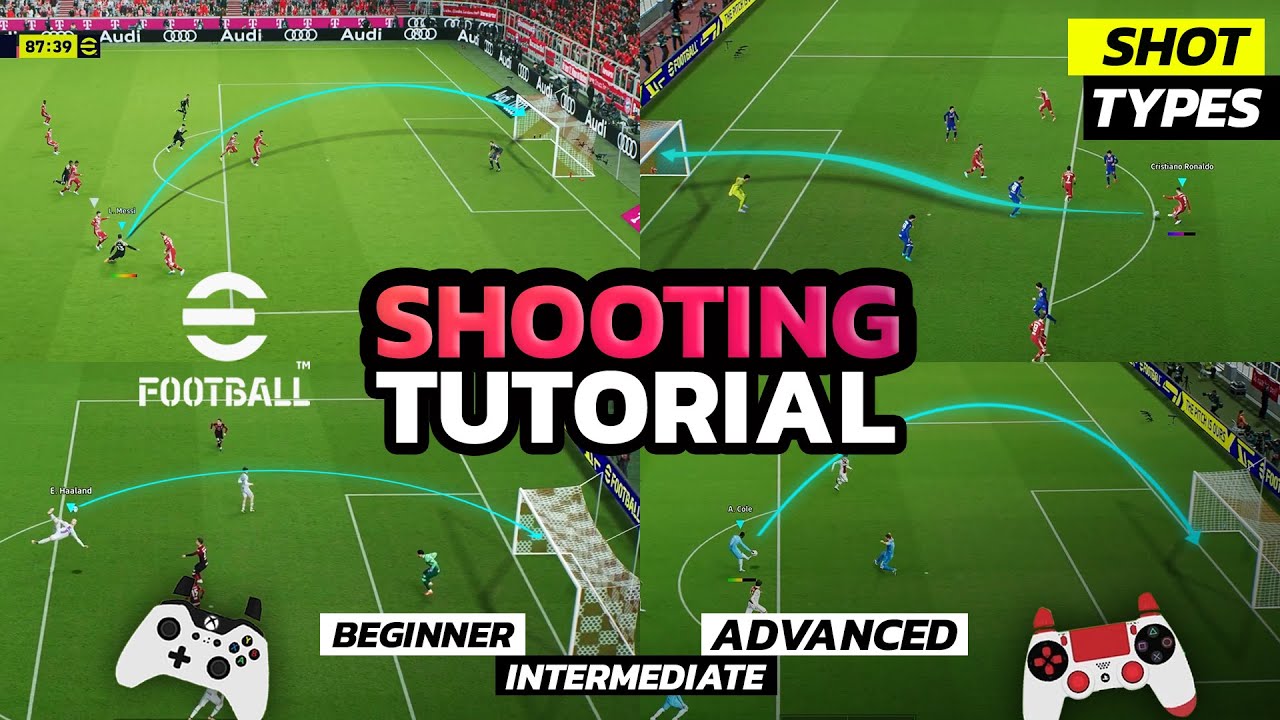 eFootball 2025 - Shot Types | Shooting Tutorial 🔥 - Xbox , Playstation
