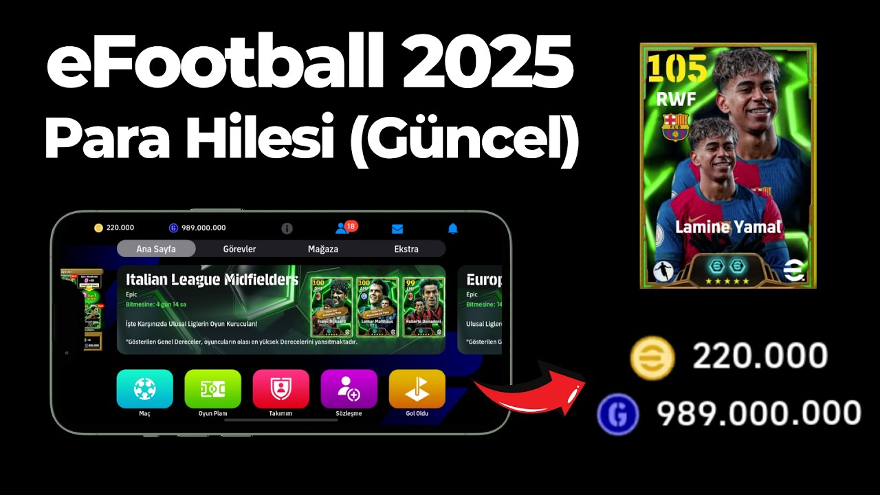 Efootball 2025 Para Hilesi - Efootball 2025 Hile(Kanıtlı)