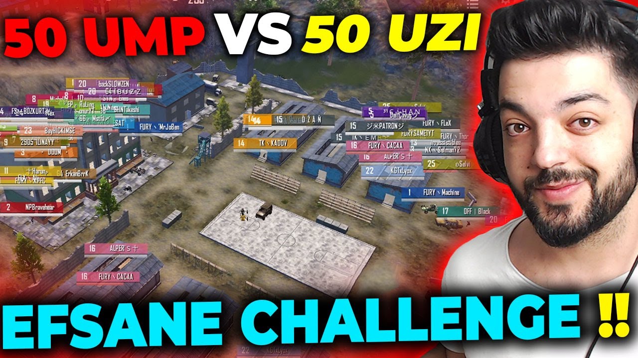 EFSANE CHALLENGE !! 50 UMP VS 50 UZİ