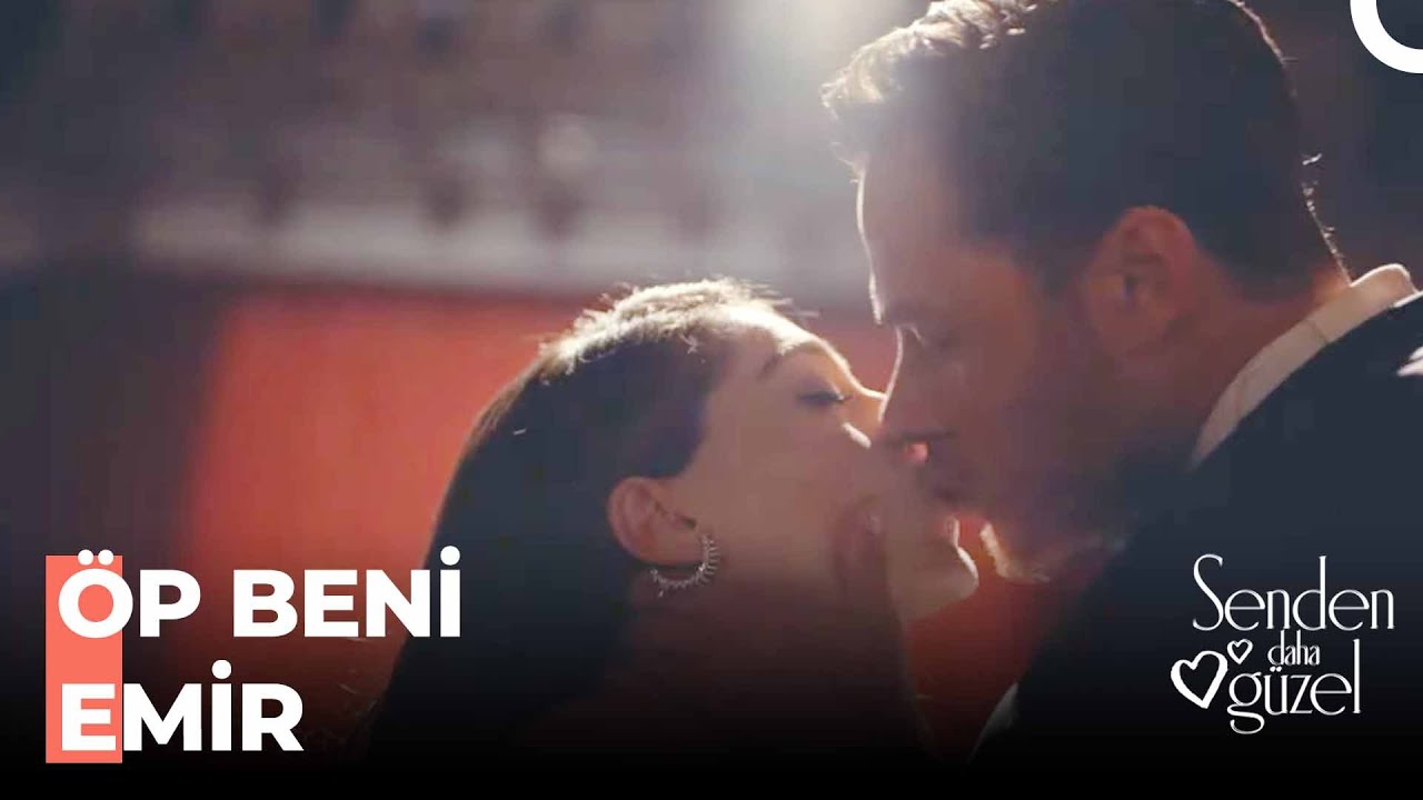Efsun ve Emir'in İlk Öpücüğü - Senden Daha Güzel 1. Bölüm (SON SAHNE)