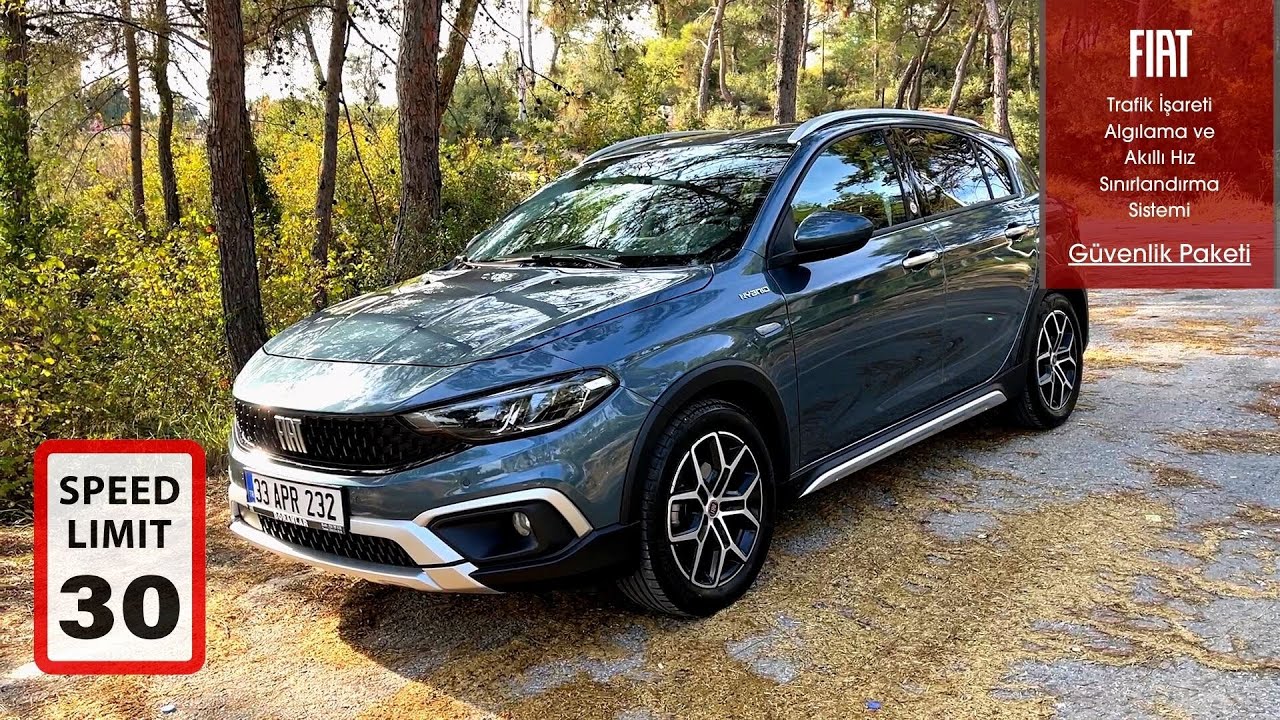Egea Cross | Güvenlik Paketi | Trafik İşareti Algılama ve Hız Sınırlandırma Sistemi