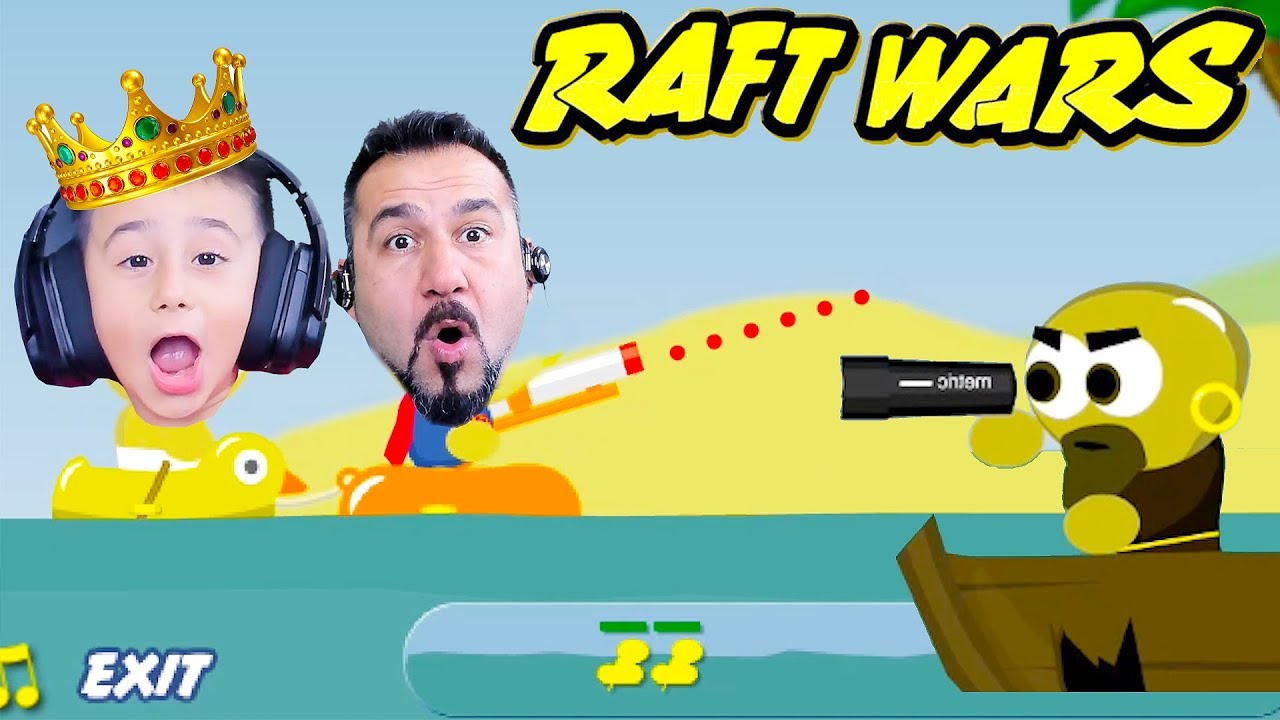 EGEMEN KAAN İLE SAL SAVAŞLARI BAŞLIYOR! | RAFT WARS #1