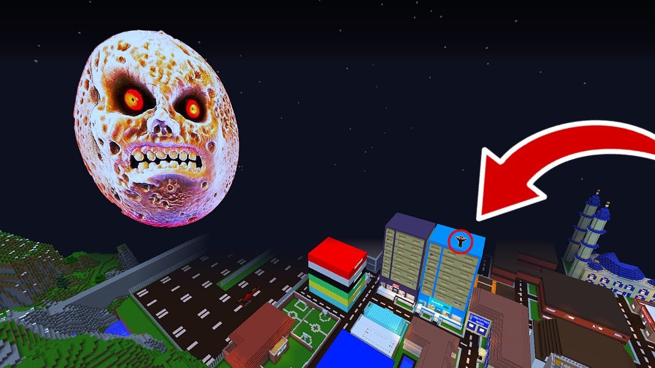ŞEHRE KORKUNÇ AY GELDİ! 😱 - Minecraft