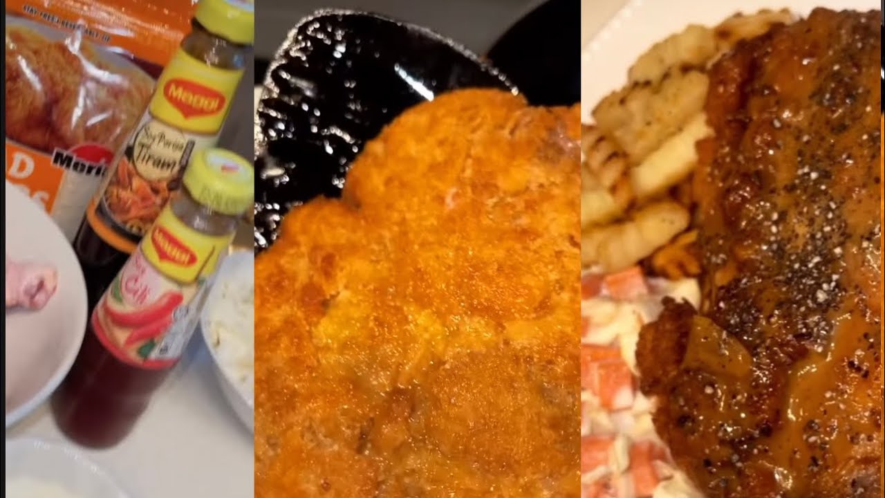 Eina Azman || Chicken Chop with Black Pepper Sauce Recipe