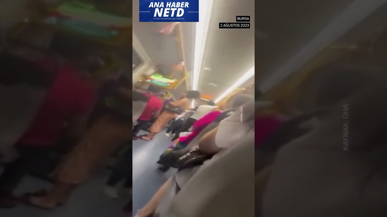 Eşini metroda başka bir kadınla yakaladı #bursa #gündem #shorts