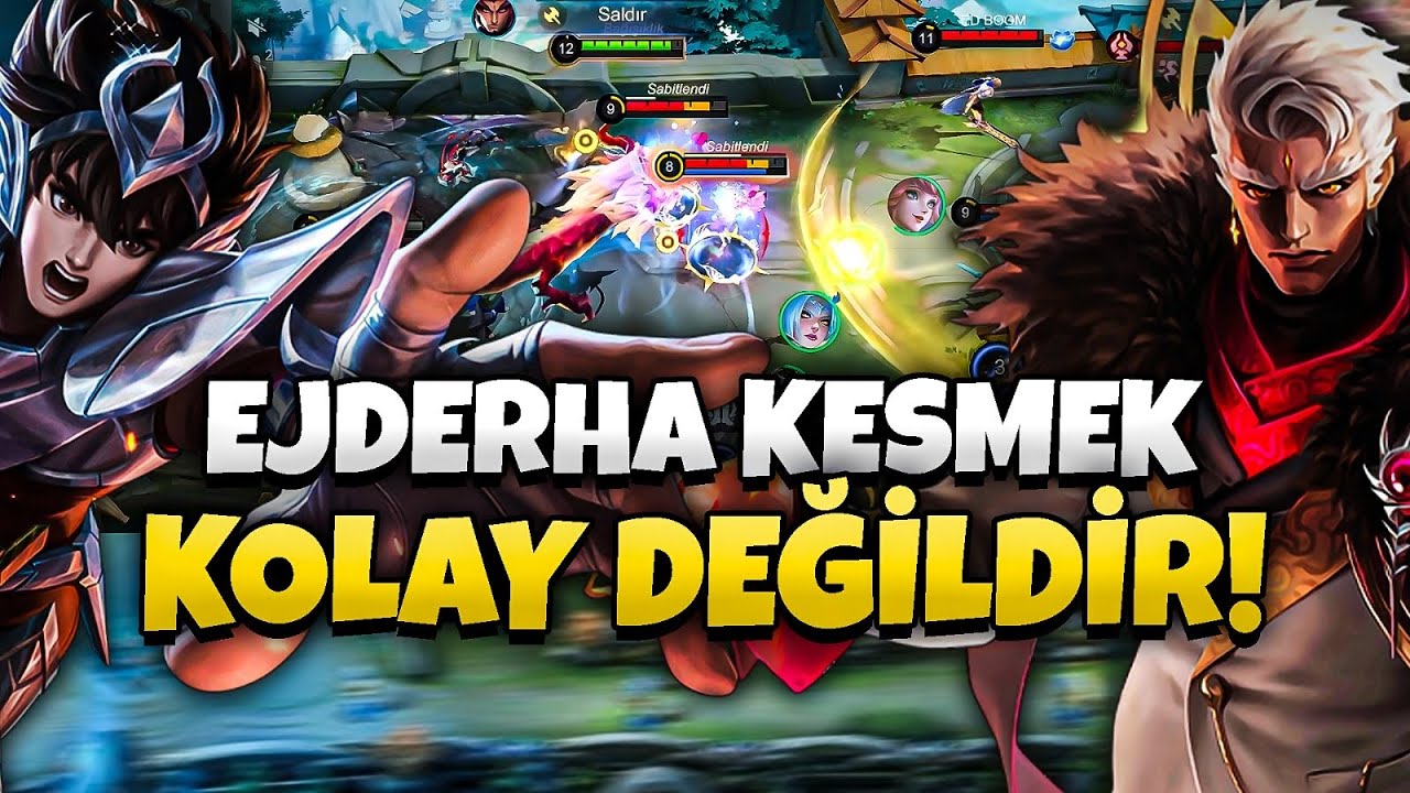 EJDERHAYI ÖL*ÜRMEK O KADAR KOLAY DEĞİL! YU ZHONG,BADANG,CLİNT ÜÇÜ BİR ARADA - Mobile Legends